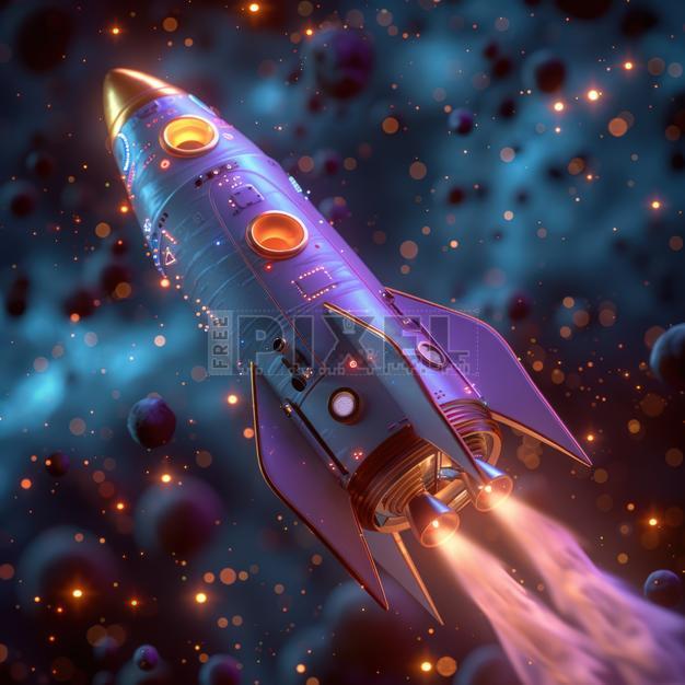 Free Photos - Rocket Ship In Space | FreePixel.com