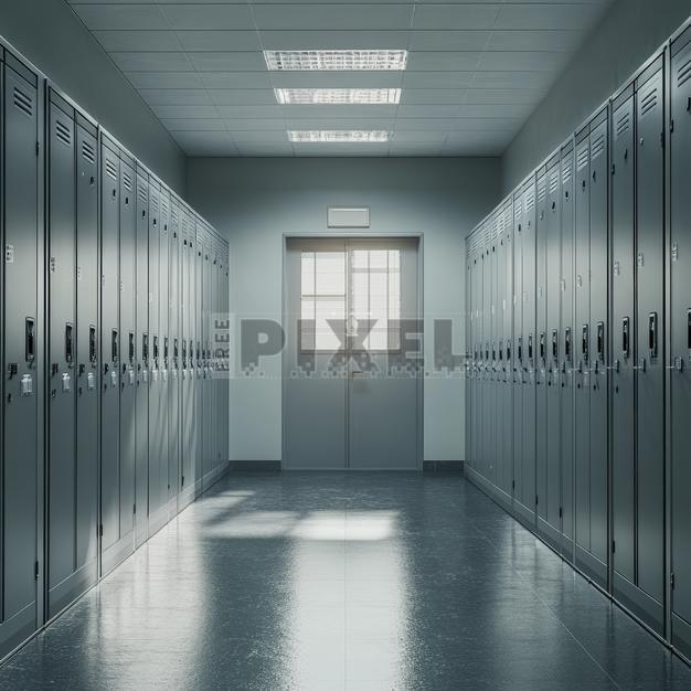 Free Photos - Clean And Minimalist Modern Locker Room Design ...
