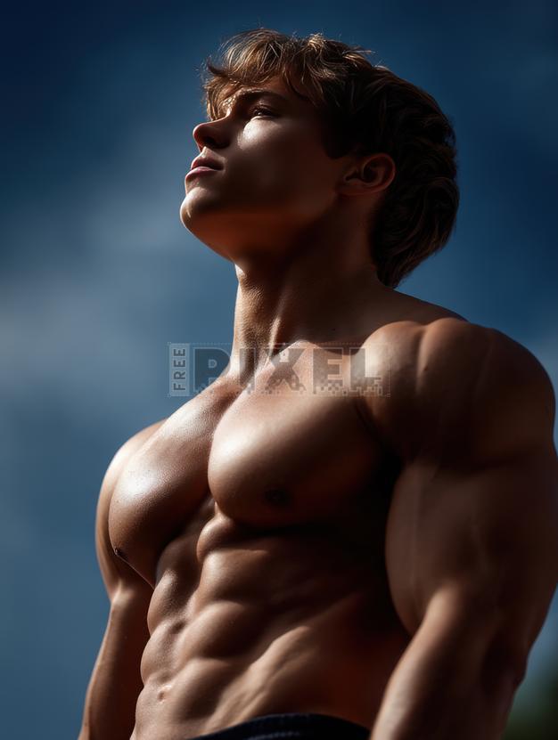 Free Photos - Shirtless Man With Muscular Physique | FreePixel.com