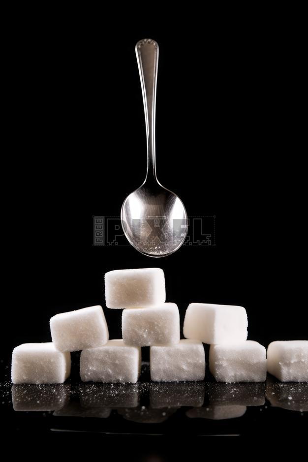 Free Photos - Dissolving Sugar Cubes With A Silver Spoon | FreePixel.com