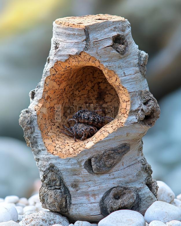 Free Photos - A Small Insect In A Hollowed-Out Tree Trunk | FreePixel.com