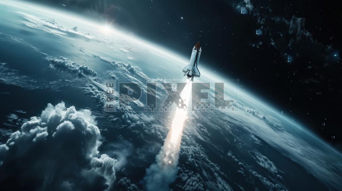 Free Photos - Space Shuttle Launches Into Orbit | FreePixel.com