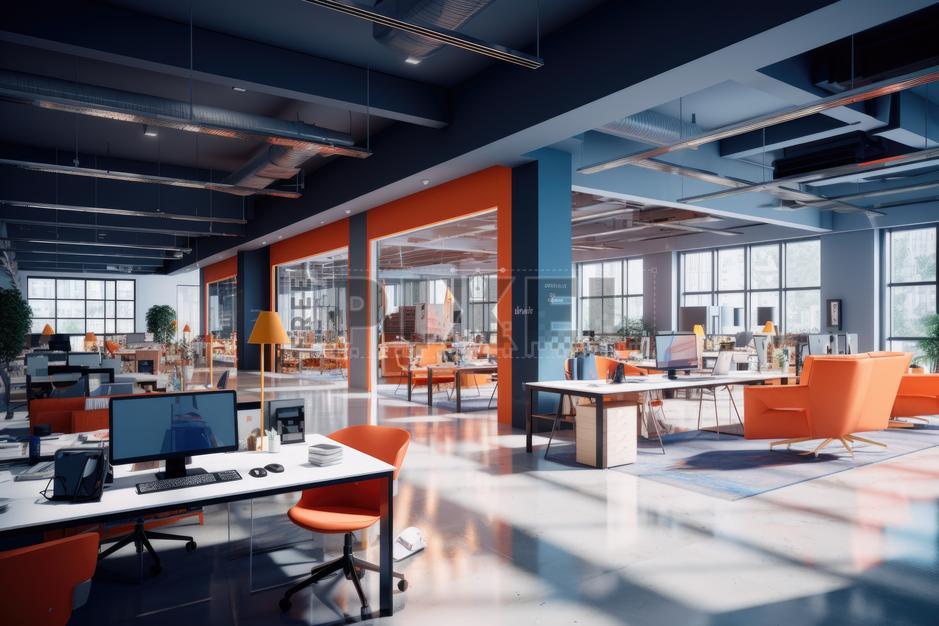 Free Photos - Modern Office Space With Open Concept | FreePixel.com