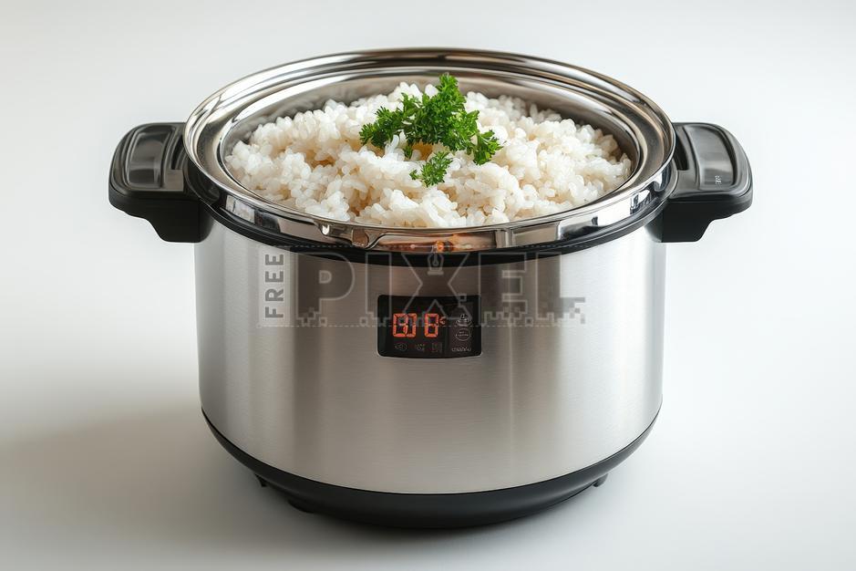 Free Photos - Modern Electric Cooking Pot With Rice Inside Photo ...