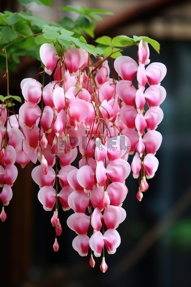 Free Photos - Pink Heart-Shaped Flowers Dangling From A Tree ...