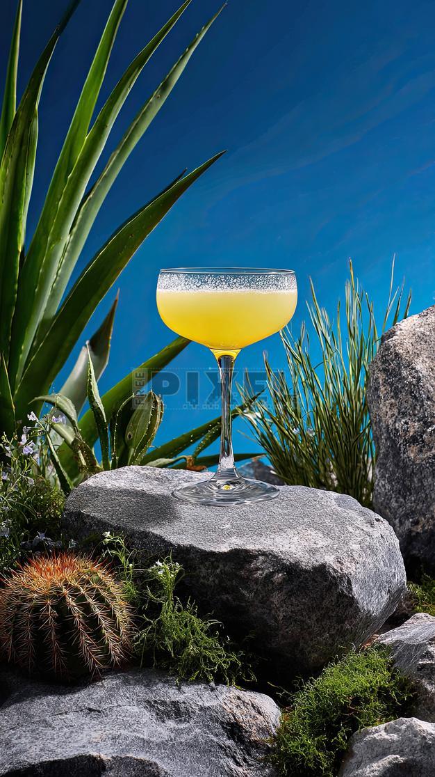 Free Photos - Tropical Cocktail In A Desert Setting | FreePixel.com