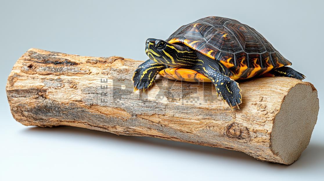 Free Photos - Turtle On A Wooden Log. | FreePixel.com