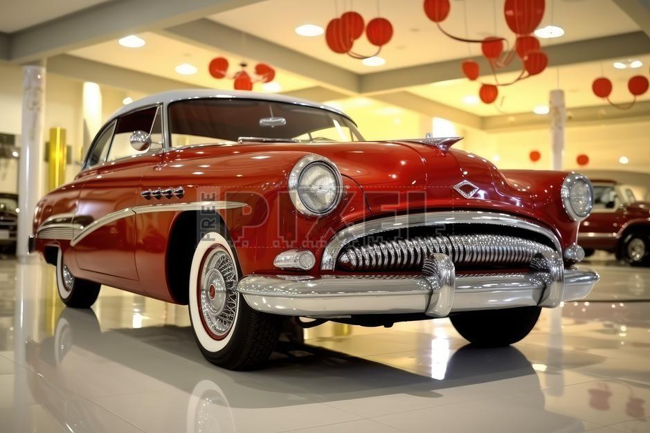 Free Photos - Stylish And Iconic Red Car On Display In Showroom ...