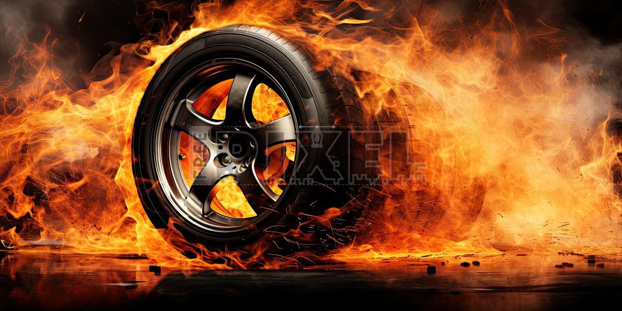 Free Photos - Flaming Wheel | FreePixel.com