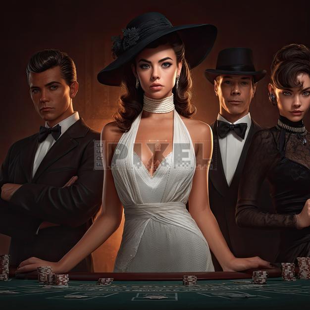 Free Photos - Elegant Woman At Casino Table | FreePixel.com