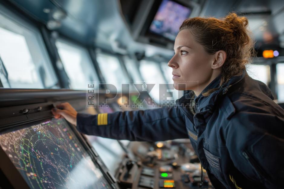 Free Photos - Woman In Control Room | FreePixel.com