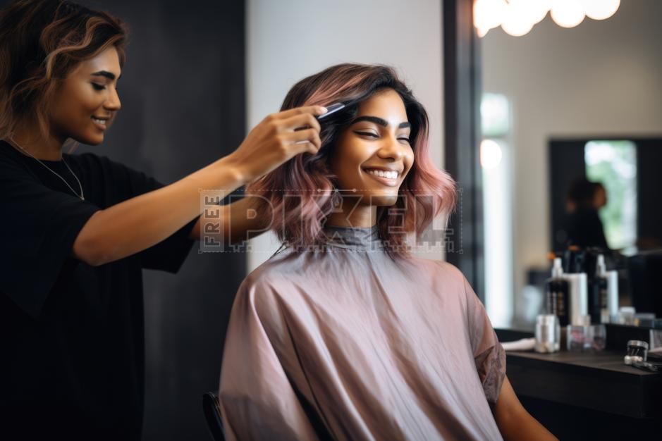 Free Photos - Ultimate Haircut Experience With A Smiling Stylist ...