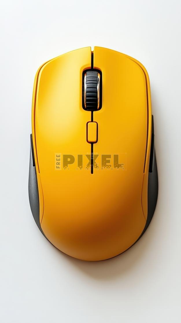 Free Photos - Yellow Computer Mouse | FreePixel.com