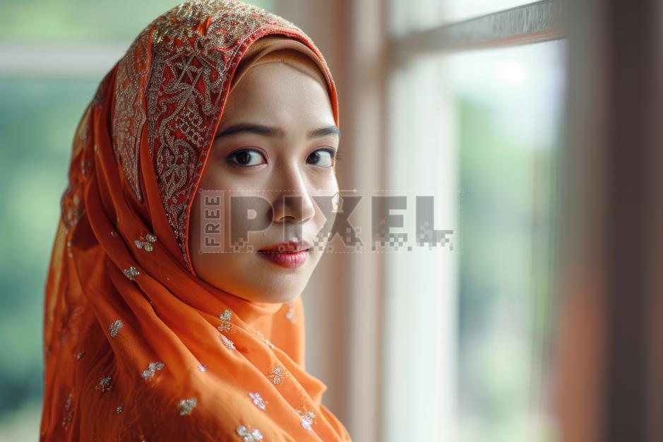 Free Photos - Beautiful Muslim Woman Wearing A Headscarf | FreePixel.com