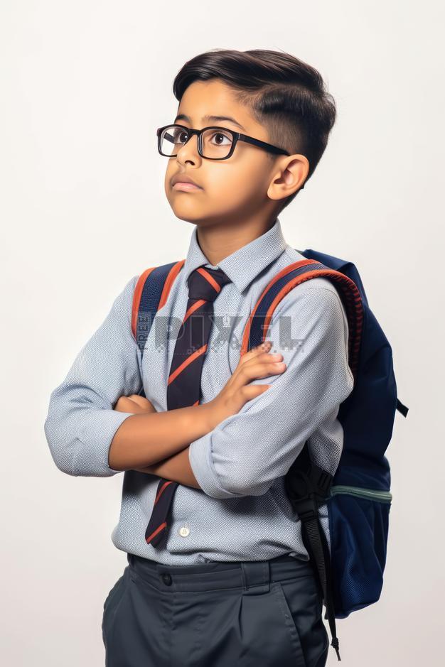 Free Photos - A Student With Glasses And A Backpack | FreePixel.com