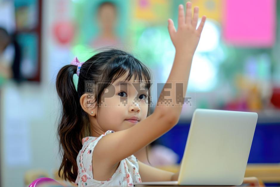Free Photos - Raising Hand In Classroom - Little Girl Asking A Question ...