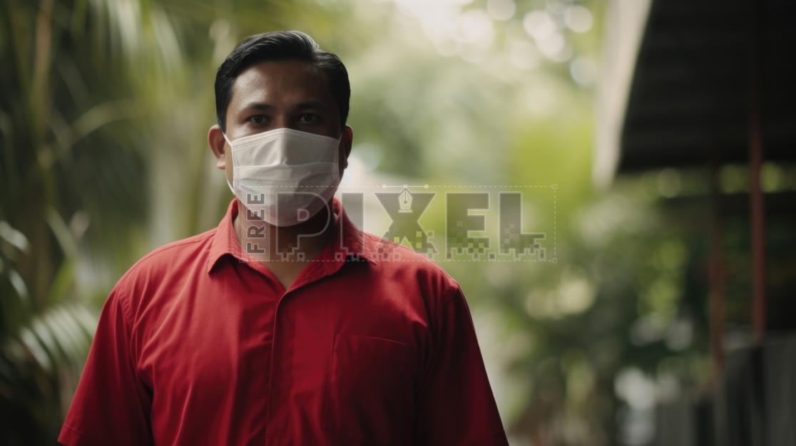 Free Photos - A Young Indian Man Wearing A Medical Mask In A Forest ...