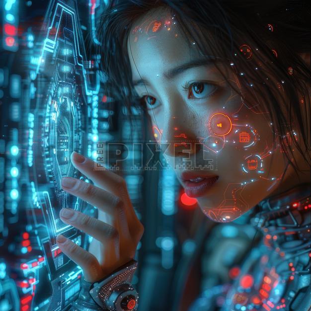 Free Photos - The Girl In The Machine | FreePixel.com