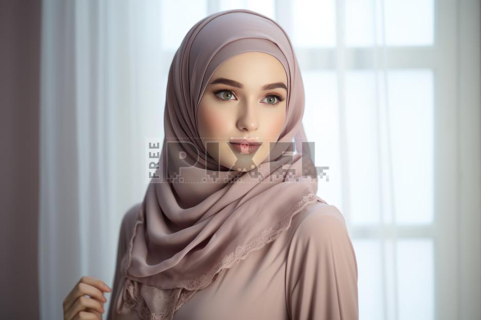 Free Photos - Beautiful Muslim Woman Wearing A Headscarf | FreePixel.com