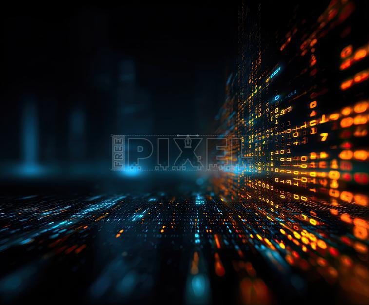 Free Photos - Abstract Digital Lights Background | FreePixel.com