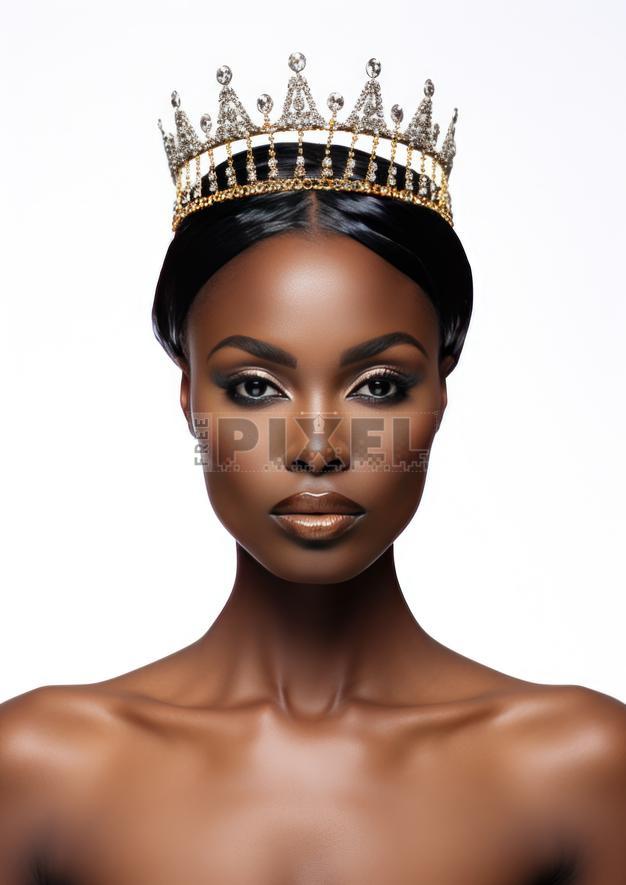 Free Photos - Stunning African Queen With Crown | FreePixel.com