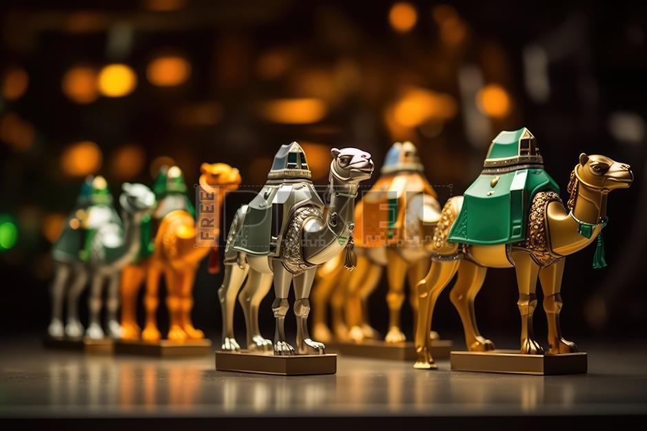 Free Photos - Colorful Camels On Display | FreePixel.com