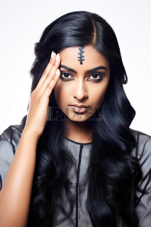 Free Photos - Elegant Woman With Piercing In Her Forehead | FreePixel.com