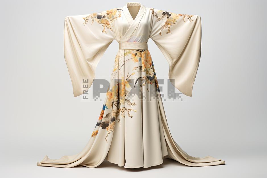 sachin and babi light blue dress KIMONO REVIVE, One and only sustainable dress in the world., Yoshien's  collection blends traditional Japanese kimono style with contemporary  fashion. The versatile designs highlight the fine