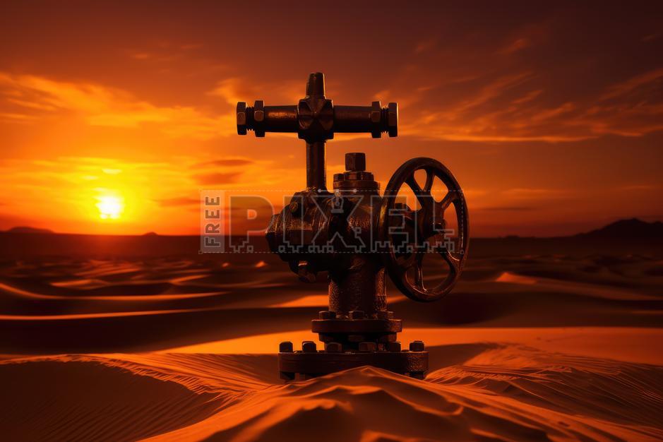 Free Photos - The Last Sunset Oil Rig | FreePixel.com