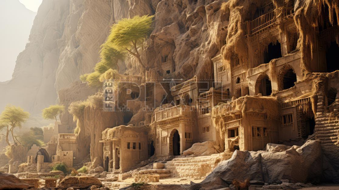 Free Photos - Ancient Arabic Structures In A Canyon - A Mysterious And ...