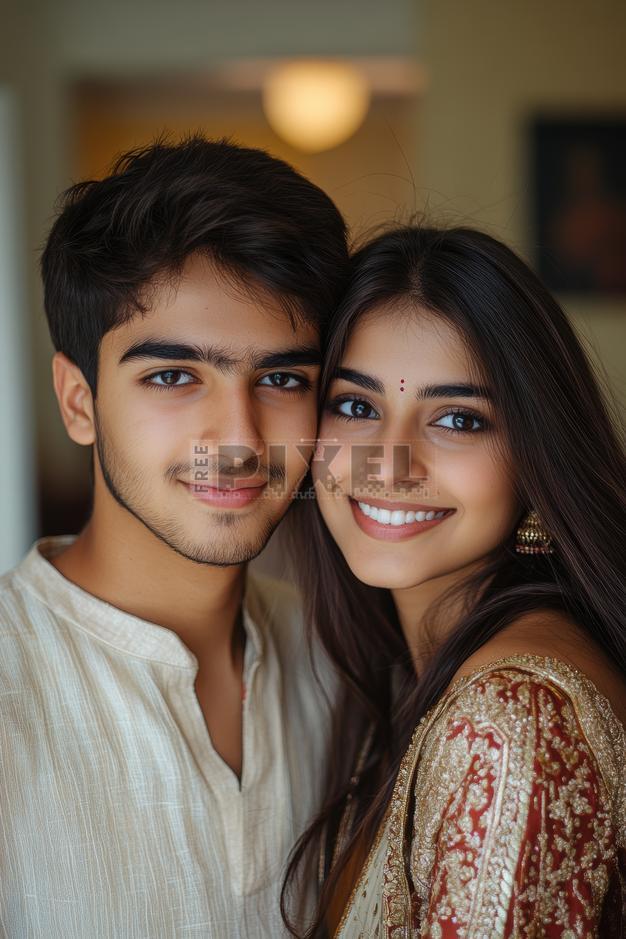 Indian Brother And Sister Photo Wallpaper