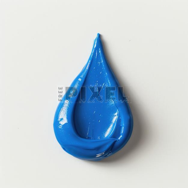 Free Photos - Blue Drop Made Out Of Playdough Or Thick Liquid Drop On ...