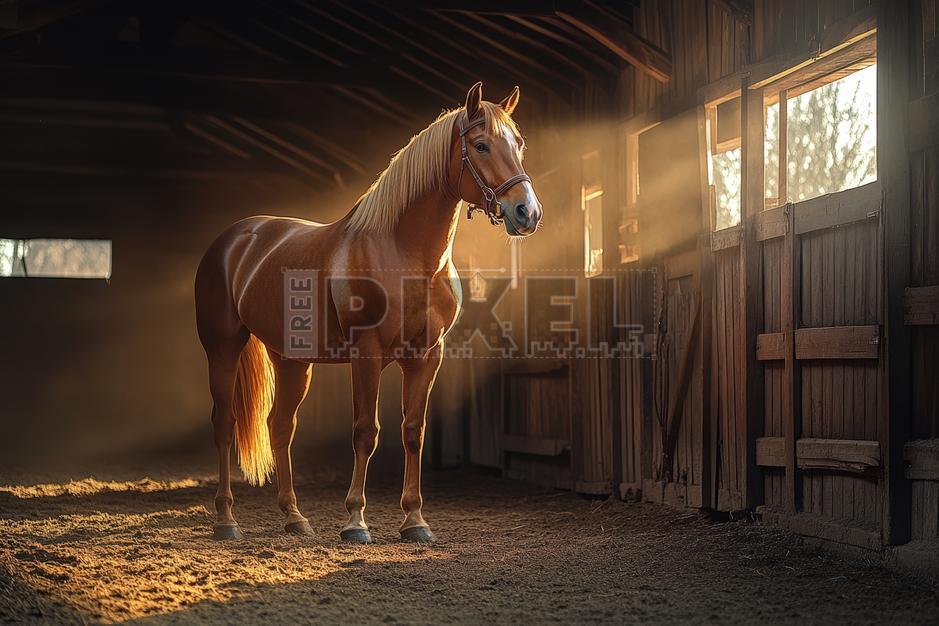 Free Photos - Bridled Majestic Brown Horse Standing Gracefully In ...