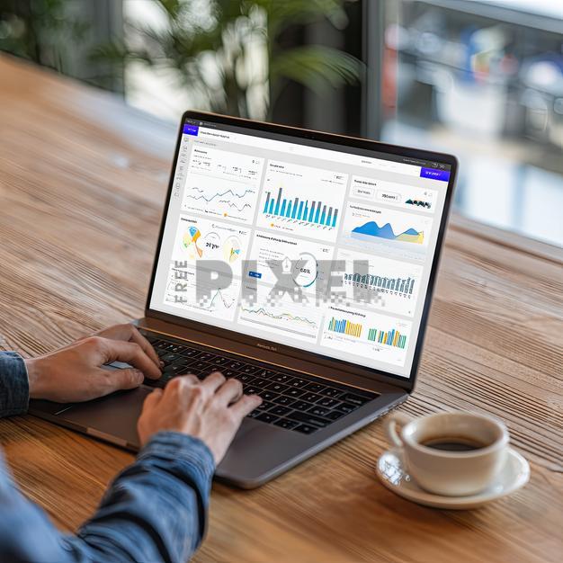 Free Photos - Business Analytics Dashboard On Laptop Screen Displaying ...