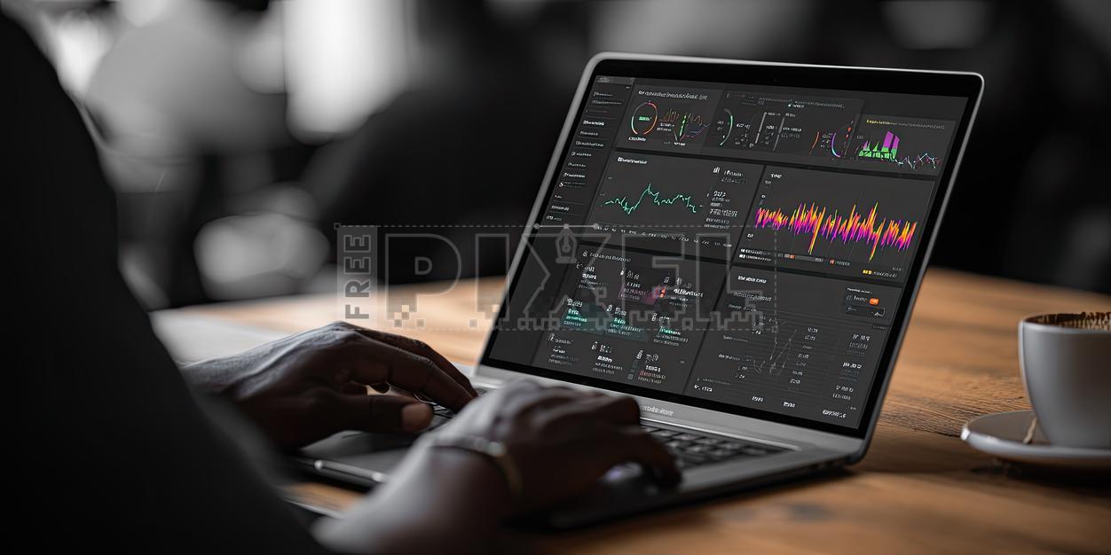 Free Photos - Business Analytics Dashboard On Laptop Screen Displaying ...