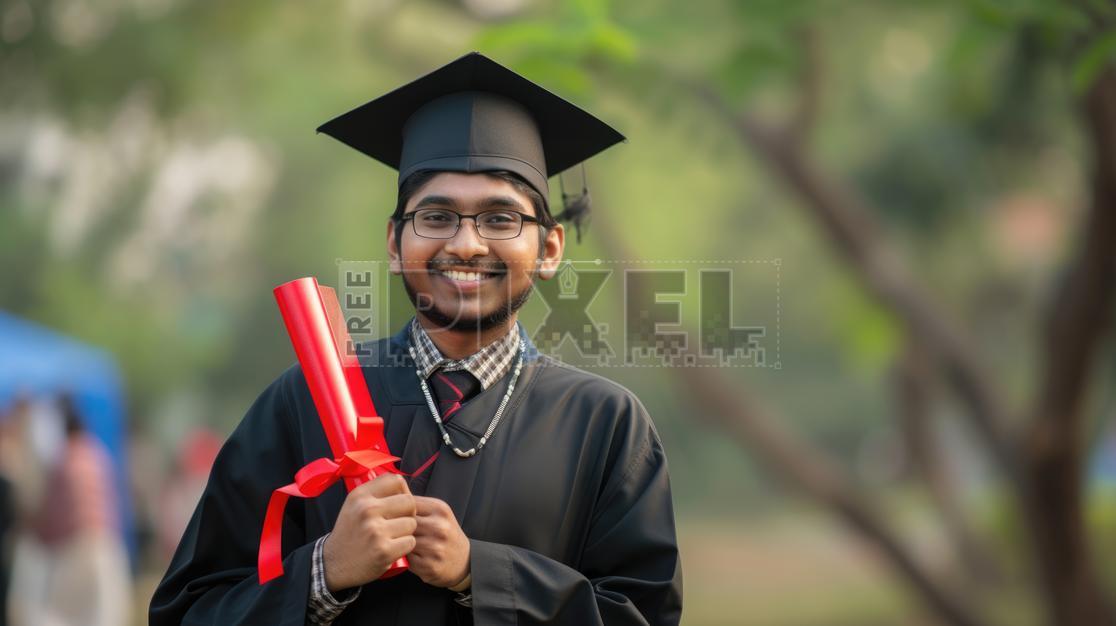 Free Photos - Proud Indian Male Graduate Holding Diploma At Outdoor ...