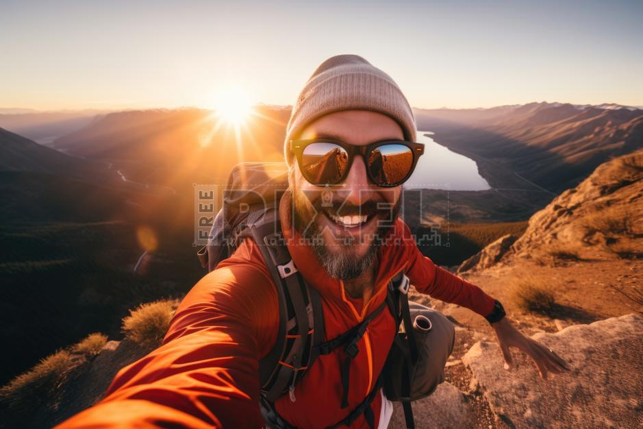 Free Photos - Cute Smile Hiker Man With A Big Backpack In The Mountains ...