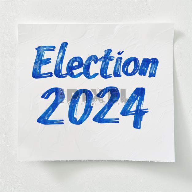 Free Photos - Election 2024 Written Blue Text On White Paper ...