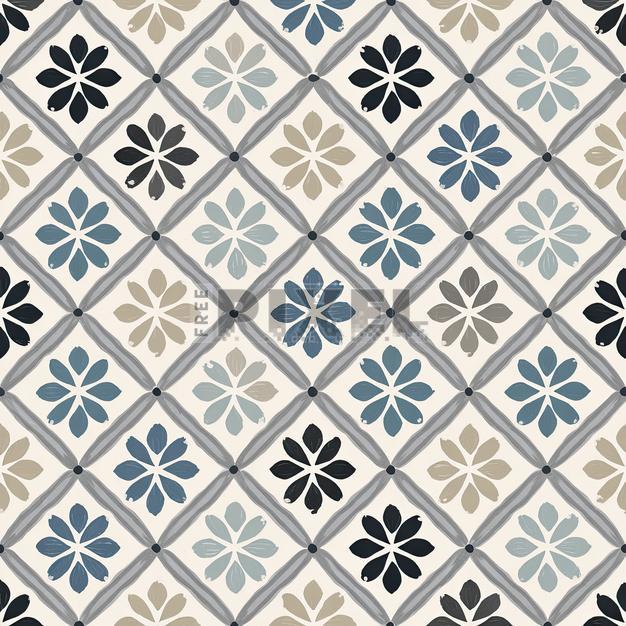 Free Illustrations - Seamless Floral Design Pattern Background For ...