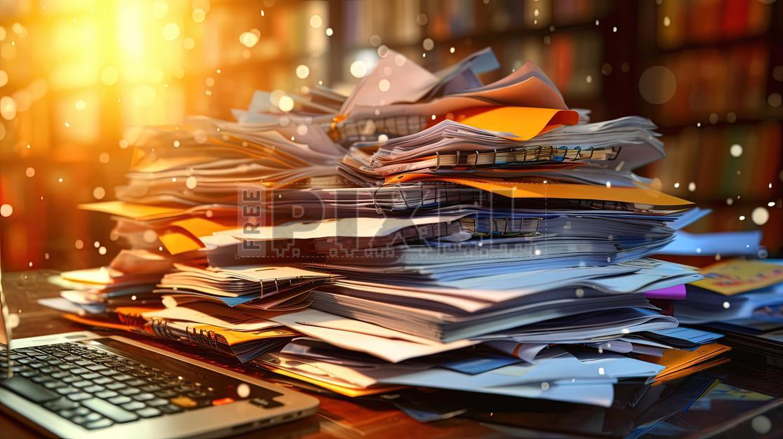 Free Photos - Giant Pile Of Paperwork Or Unfinished Documents Stacked ...