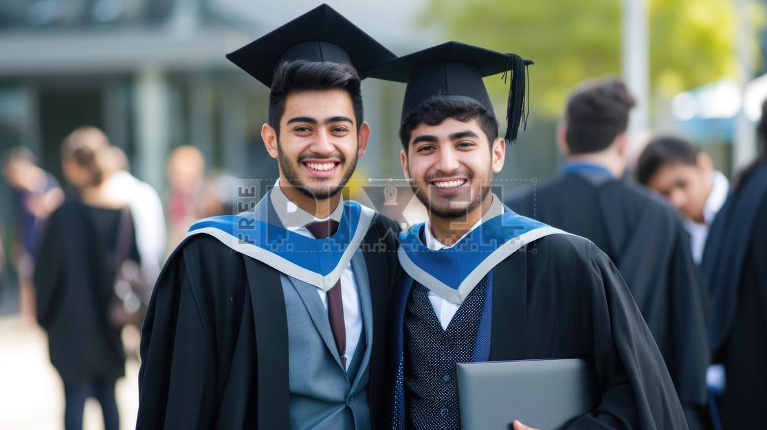 Free Photos - Indian Male Graduates Celebrate Graduation Day, Smiling ...