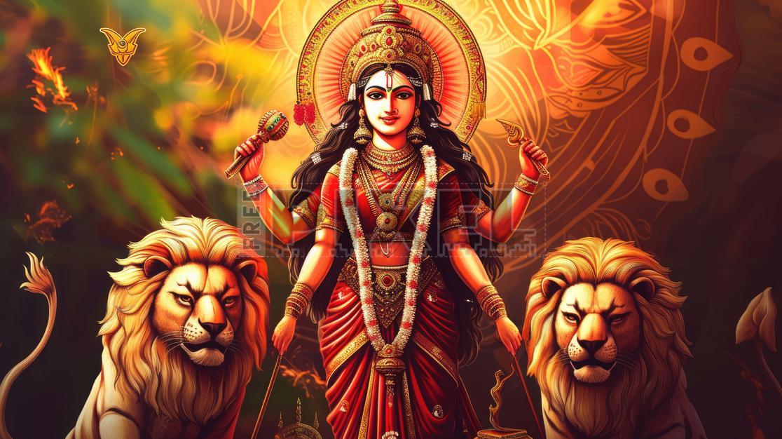 Free Photos - Happy Navratri Celebration Banner, Avatar Of Hindu ...
