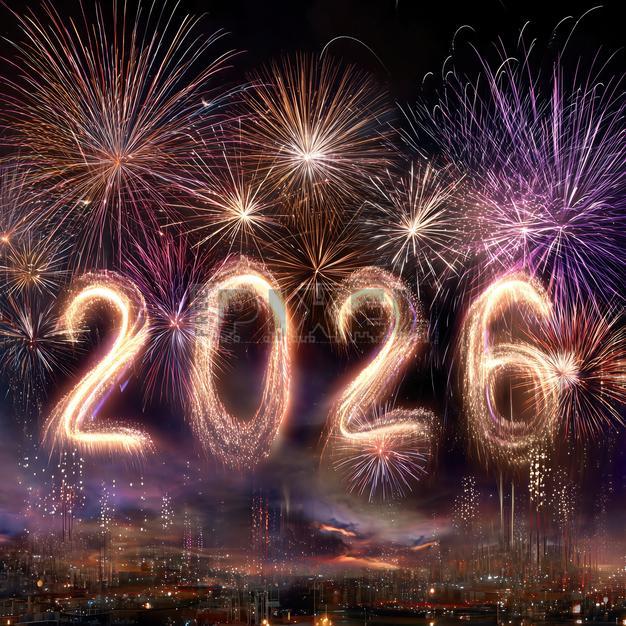 Free Photos - Happy New Year 2026 Celebration With Glowing Number And ...
