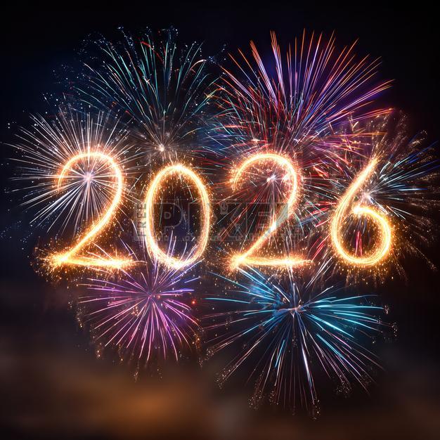 Free Photos - Happy New Year 2026 Celebration With Glowing Number And ...