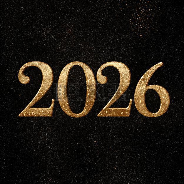 Free Photos - Happy New Year 2026 Celebration With Golden Glitter ...
