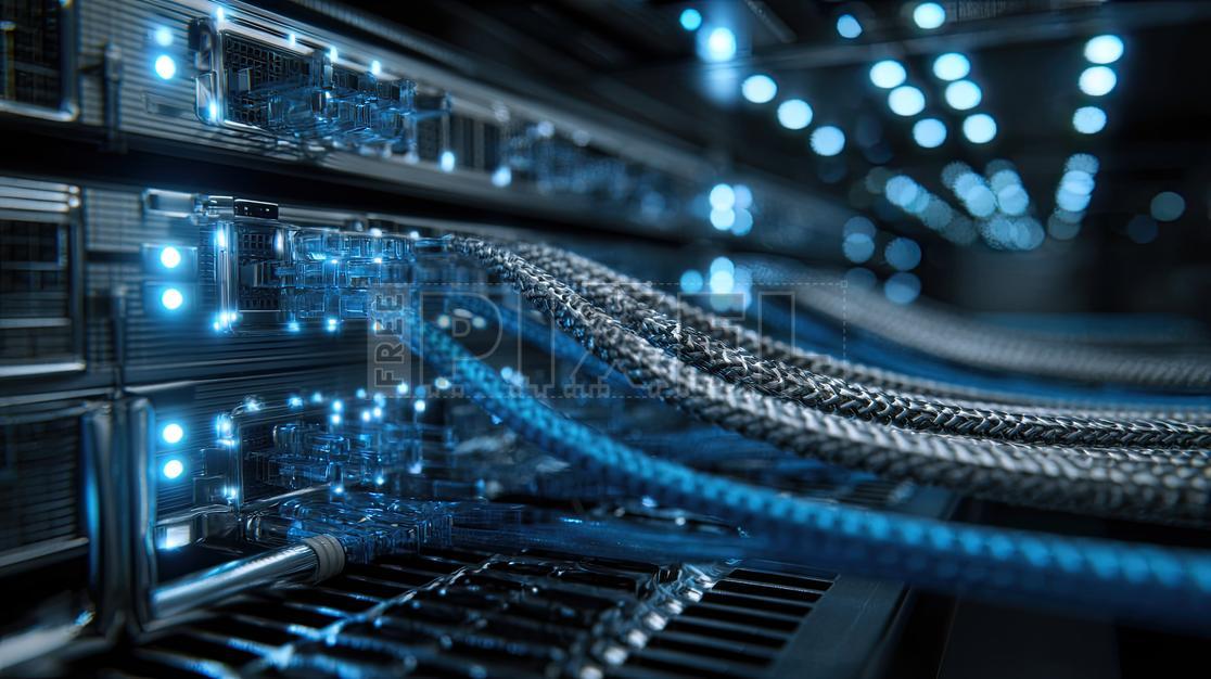 Free Photos - Server Rack With Cables And Lights | FreePixel.com