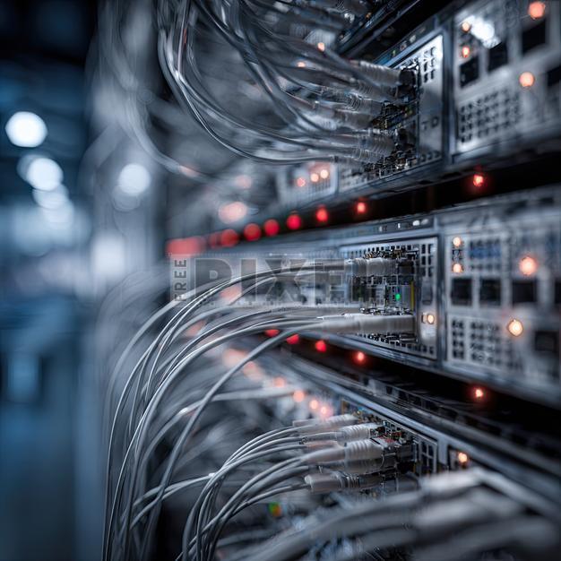 Free Photos - Server Rack With Cables And Lights | FreePixel.com