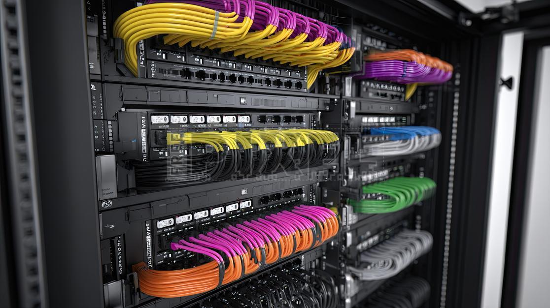 Free Photos - Server Rack With Colorful Cables | FreePixel.com