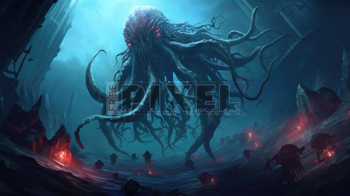 Free Photos - The Depths Of The Ocean - Cthulhu Rising | FreePixel.com