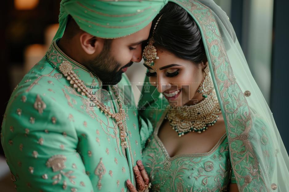 slim fit dress slacks Green Kanjivaram Silk Saree & Viscose Sequin Kurta Ethnic Couple Set –  House of Vardha